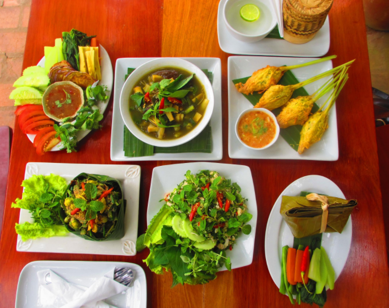 Ẩm thực Lào mang đến cho du khách những trải nghiệm mới mẻ